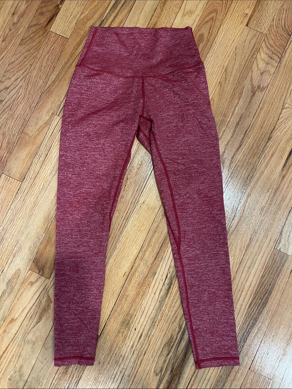 Born Primitive Heathered Burgundy High-Rise Leggings